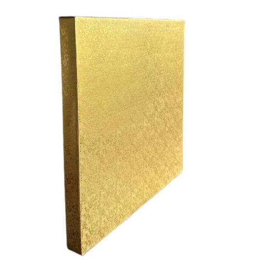 3cm Cake Board | Cake Drum  | Yaş Pastalı Altlığı | Pasta Tabanı  | Yaş pasta Altlıkları Altın 35x35 cm - KN211 - Mytortenland