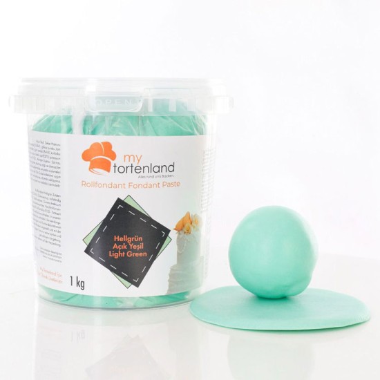 Zuckerteig / Rollfondant Hellgrün 1 kg - MT2005 - Mytortenland