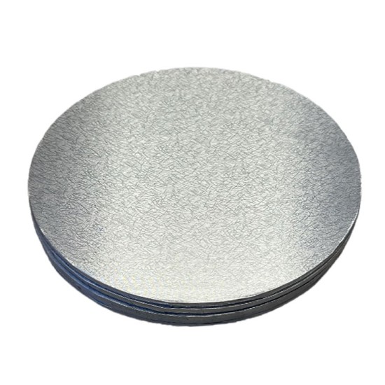 5mm Hochwertiges Holzkuchenbrett mit Goldener Beschichtung / Wooden Cake Board 34 cm - KN249-5ad - Mytortenland