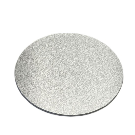 5mm Hochwertiges Holzkuchenbrett mit Goldener Beschichtung / Wooden Cake Board 34 cm - KN249-5ad - Mytortenland