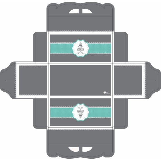 2'li Adet Pasta Kartonu / Adet Yaş Pasta Kutusu 23x12x12 cm 100 Adet - BY300 - Mytortenland