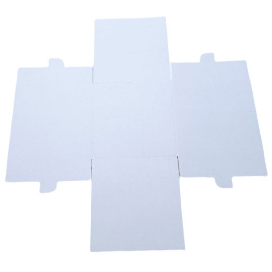 XXL Alçaltabilir Pasta Kartonu / Yüksek Pasta Kutusu Pencereli 50x50x50cm - CP50 - Mytortenland