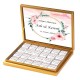 Thema Blumen Viereck ( Madlen & Box ) Selbst Sticker - Etiketten - D004 - Mytortenland