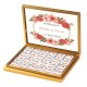Thema Blumen Viereck ( Madlen & Box ) Selbst Sticker - Etiketten - D008 - Mytortenland