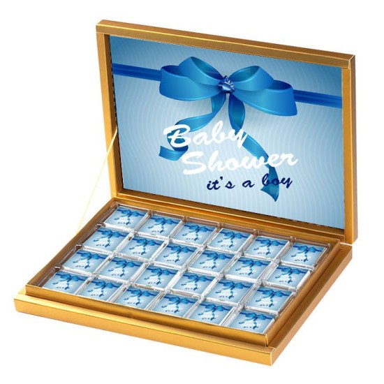 Baby Shower Kare Kendin Tasarla Sticker Etiket - B007 - Mytortenland