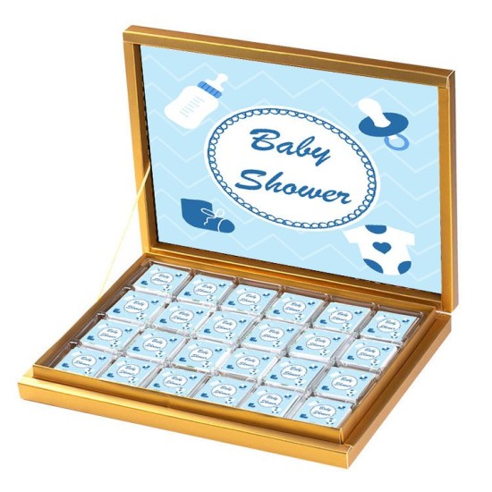 Baby Shower Kare Kendin Tasarla Sticker Etiket - B012 - Mytortenland