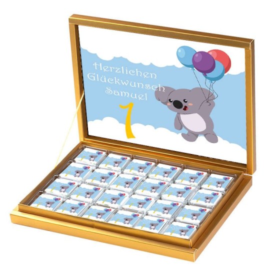 Geburtstage Viereck ( Madlen & Box ) Selbst Sticker - Etiketten - DG001 - Mytortenland