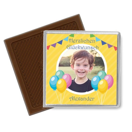 Geburtstage Viereck ( Madlen & Box ) Selbst Sticker - Etiketten - DG002 - Mytortenland