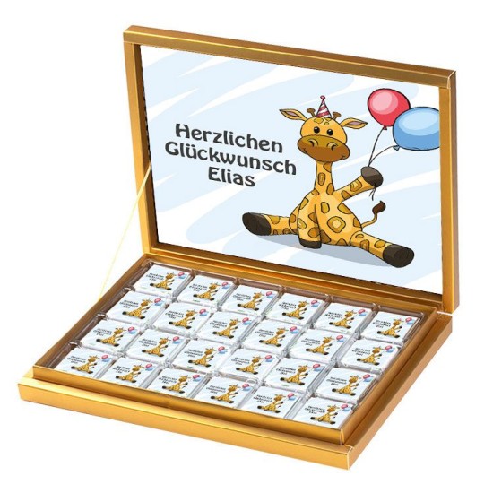 Geburtstage Viereck ( Madlen & Box ) Selbst Sticker - Etiketten - DG004 - Mytortenland