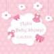 Baby Shower Kare Kendin Tasarla Sticker Etiket - B003 - Mytortenland