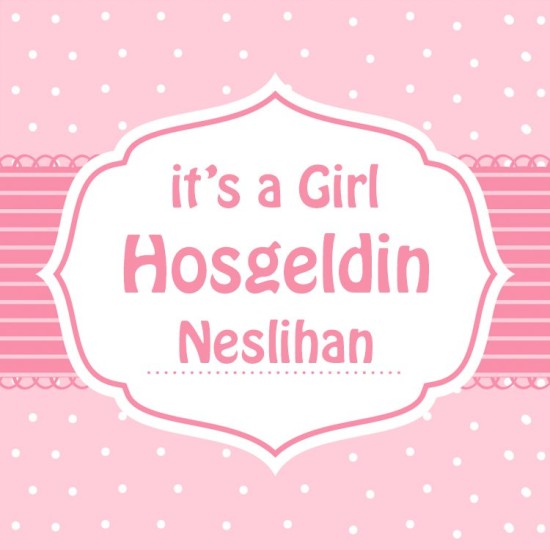 Baby Shower Kare Kendin Tasarla Sticker Etiket - B010 - Mytortenland