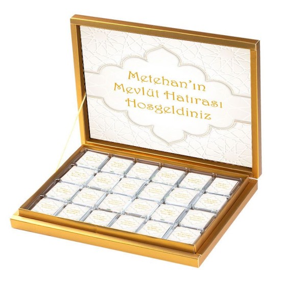 Mevlüt & Beschneidung Viereck ( Madlen & Box ) Selbst Sticker - Etiketten - M001 - Mytortenland