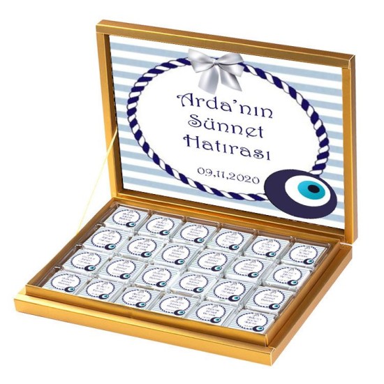 Mevlüt & Beschneidung Viereck ( Madlen & Box ) Selbst Sticker - Etiketten - M004 - Mytortenland