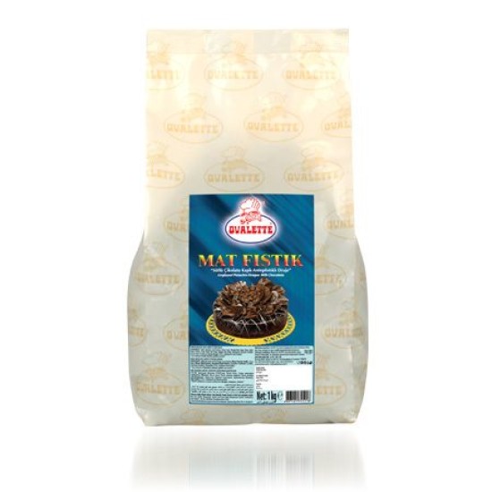 Ovalette Vollmilch Schoko Pistazien 1 Kg - 058-122 - Katsan Gıda