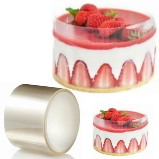 25m Adet Pasta, Bambu, Çikolata Transfer Jelatini 9 cm - G100 - Mytortenland