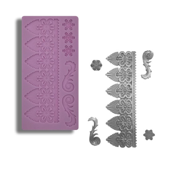 Verschiedene Muster Silikon Form - 00100 - Dr Paste