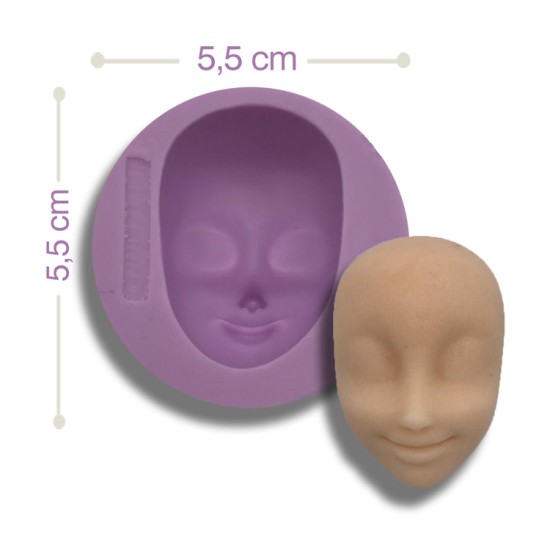 Düz Surat Silikon Kalip - 00147 - Dr Paste