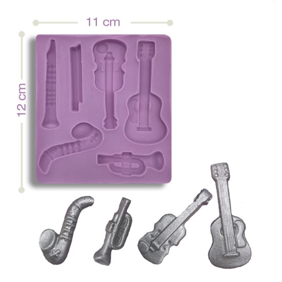 Enstrümanlar Silikon Kalip - 00170 - Dr Paste