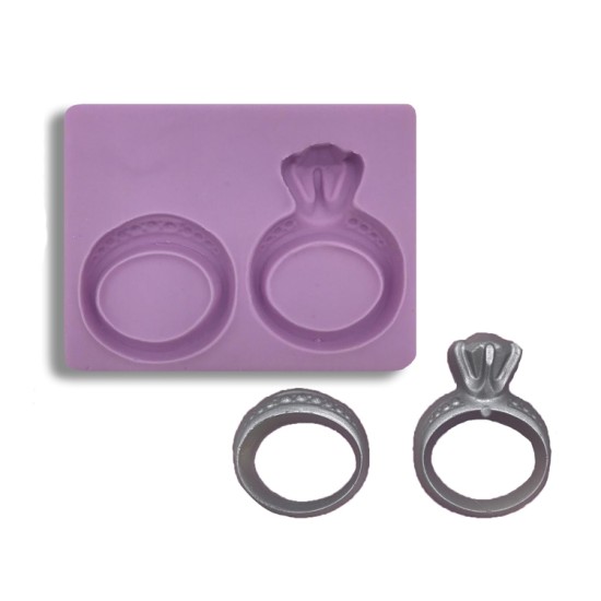 Eheringe Diamant Ring Silikon Form - 00178 - Dr Paste