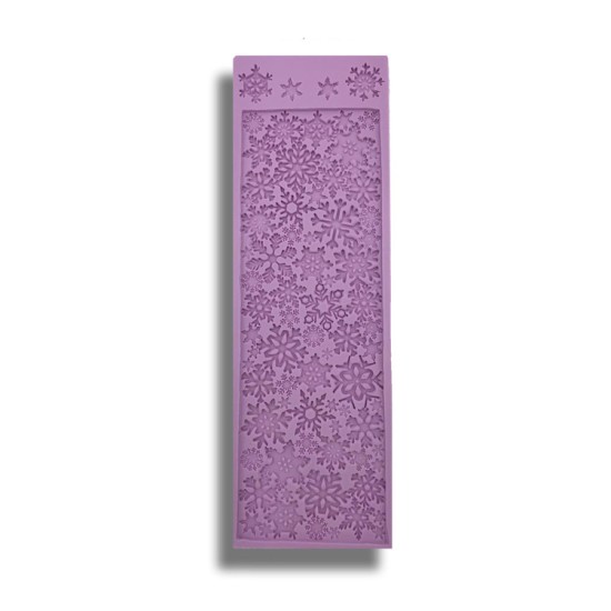 Schneeflocken Bordüre Silikon Form - 00228 - Dr Paste