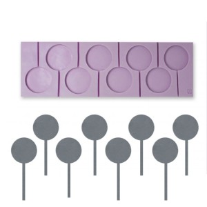 Runde Silikon Form Lolly 