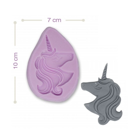 Tek Boynuzlu At ( Unicorn ) Silikon Kalip - 00391 - Dr Paste