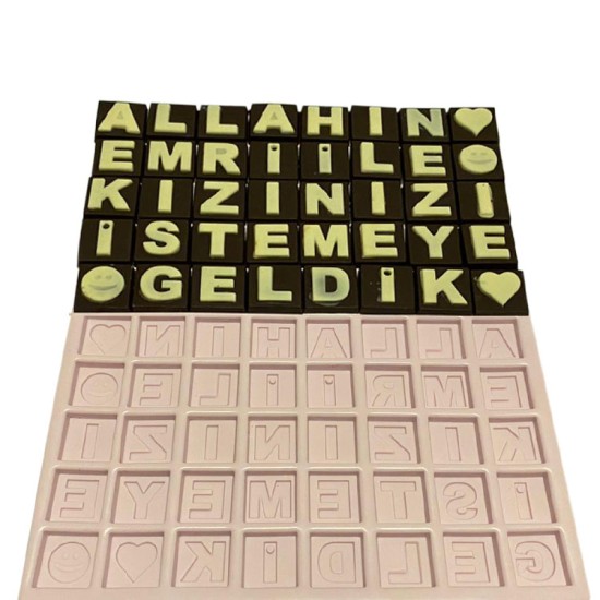 Allahın Emri ile Kızınızı istemeye Geldik/ Verlobung / Silikon Form - Dr100 - Dr Paste