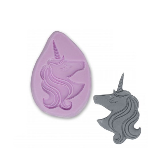 Tek Boynuzlu At ( Unicorn ) Silikon Kalip - 00391 - Dr Paste