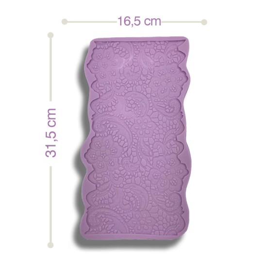 Güpür Dantel Silikon Kalip - 00186 - Dr Paste