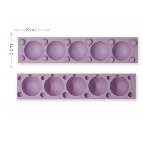 Kugel Silikonform Lolly - 00379 - Dr Paste