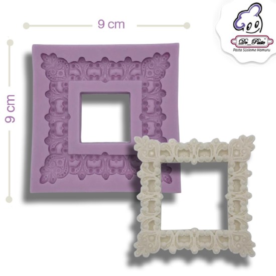 Kare Cerceve Silikon Kalip - 00215 - Dr Paste