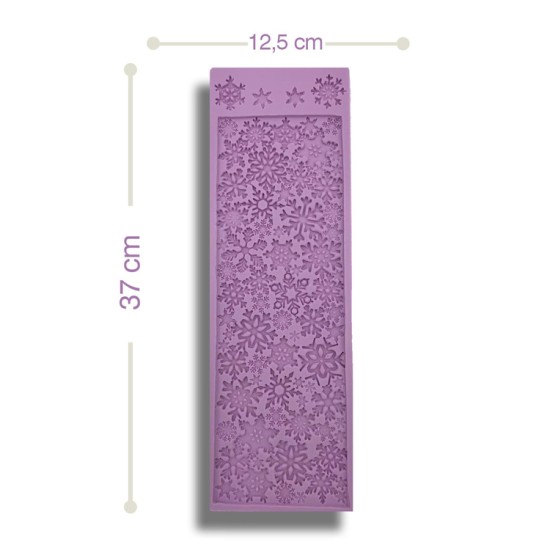 Schneeflocken Bordüre Silikon Form - 00228 - Dr Paste