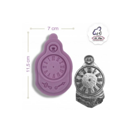 Büyük Saat Silikon Kalip - 00070 - Dr Paste