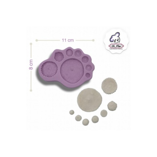 Verschiedene Knospen Silikon Form - 00267 - Dr Paste