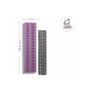 Ikili inci Zincir Silikon Kalip