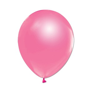 Metalik Pembe Renkte Parti Balon 10 Adet