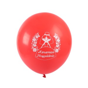 Kınamıza Hoşgeldiniz Baskılı Parti Balon 10 Adet