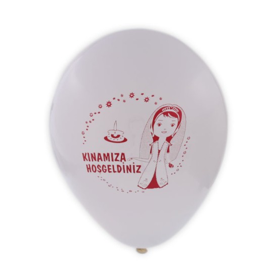 Party Luft Ballon Kınamıza Hoşgeldiniz 10 Stück - MYB7 - Mytortenland