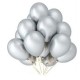 Grau Metallic Ballon 15 Stück - AS-003 -