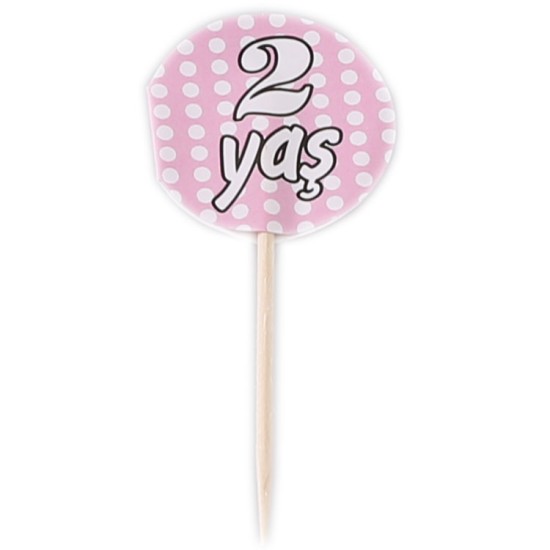2 Jahr Partypicker 10 Stück - My2016 - Mytortenland