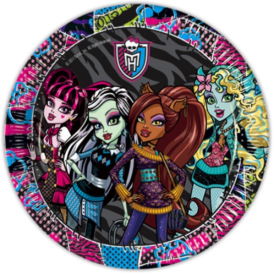 Monster high Pappteller - MD16 - Mytortenland