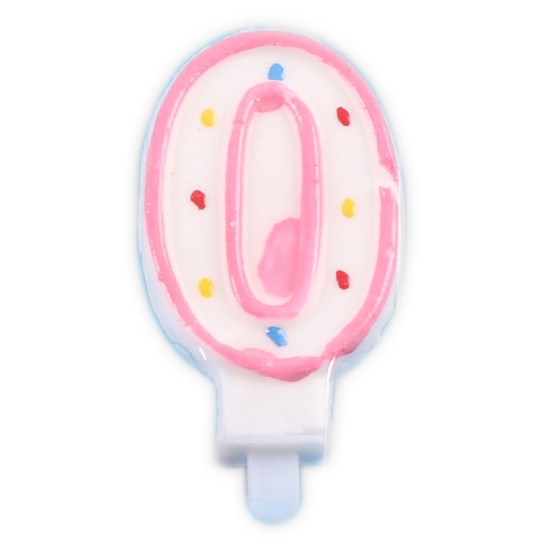 Rakam Mum Pembe 0 - my1006 - Mytortenland