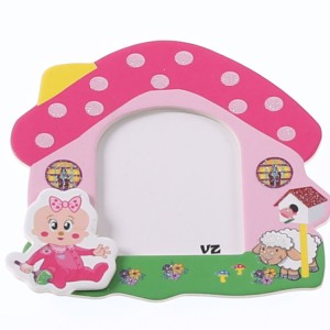 Haus Förmige Pink Bilderrahmen mit Magnet 1 Stück