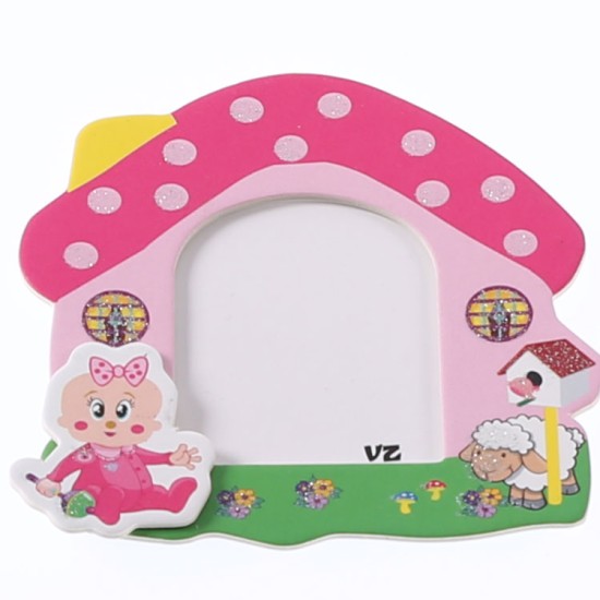 Haus Förmige Pink Bilderrahmen mit Magnet 1 Stück - Y539 - Mytortenland