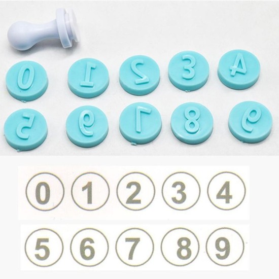 Fondant Zahlen Stempel - KN171 - Mytortenland