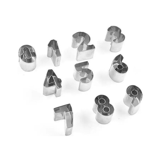 Zahlen Ausstecher für Fondant und Kekle - KN158 - Mytortenland