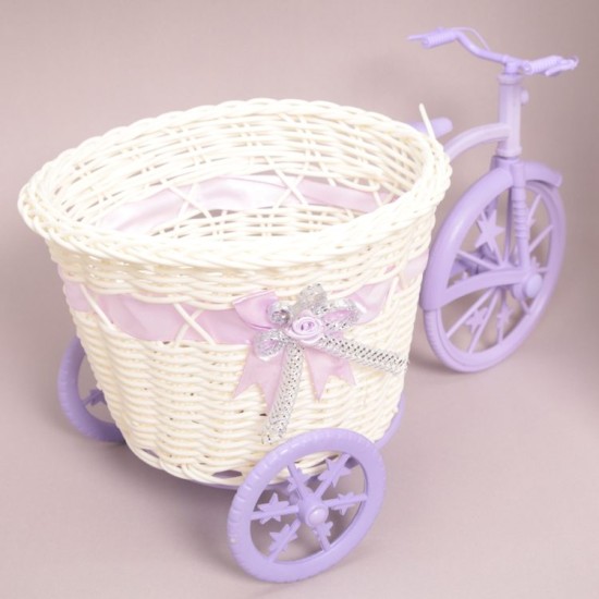 Fahrrad mit Korb Lila - YCL07 - Mytortenland