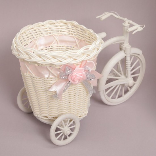 Fahrrad mit Korb Rosa - YCL012 - Mytortenland