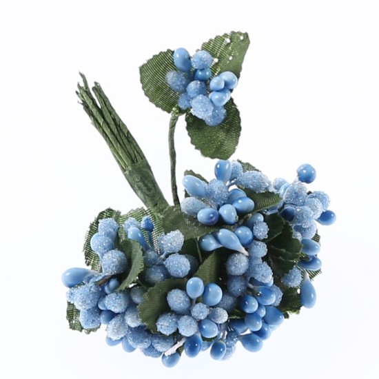 Blau Knospe 12 stück - Y554 - Mytortenland