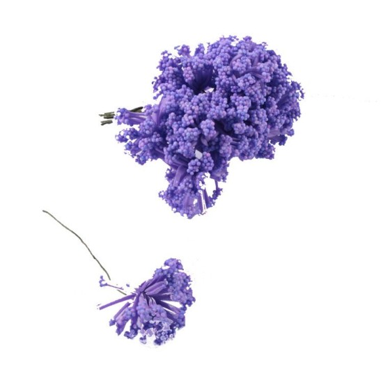 Lila Farbige Mini Knospe 12 stück - Y55003 - Mytortenland